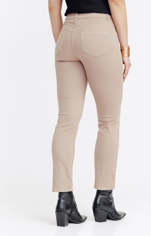 Pantalon 7 8 Droit En Coton 55 95 Armand Thiery