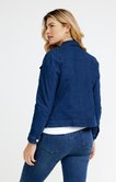 Veste en denim brodé