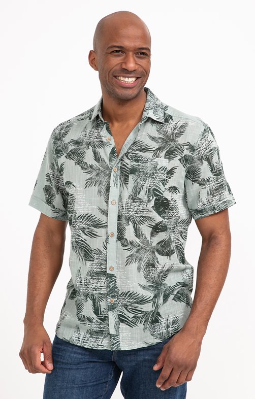 Chemise manches courtes Biggie Palm