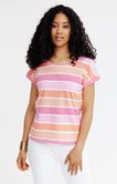 Tee-shirt rayé manches courtes