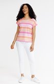 Tee-shirt rayé manches courtes