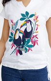 Tee-shirt été imprimé toucan