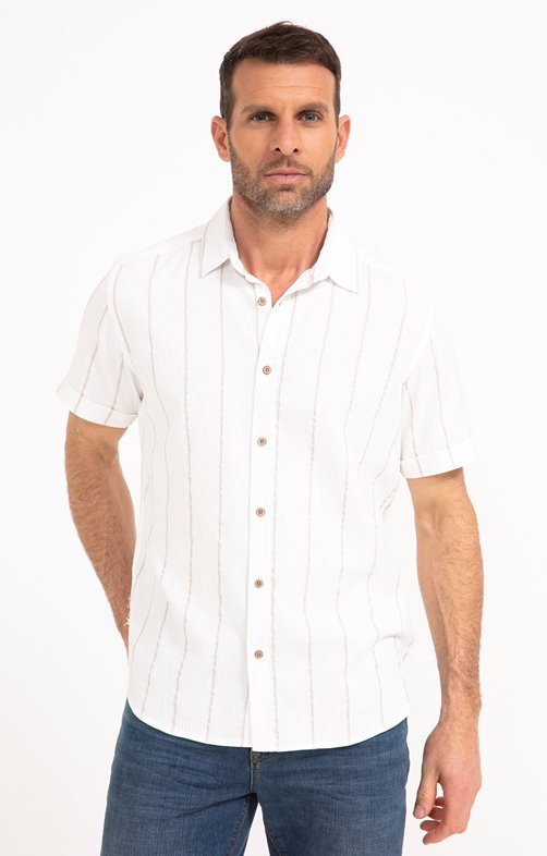 Chemise manches courtes Stripy