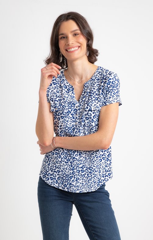 T-Shirt Femme Armand Thiery – Blanc – Taille 3 – Coton – Col V – Basique – Occasion