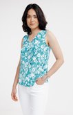 Débardeur été imprimé fleur indienne