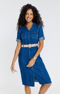 Robe chemise boutonnée