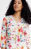 Blouse imprimée fleurie 