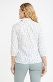 Chemise imprimée en coton plumetis