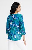 Tunique imprimée en voile de coton 