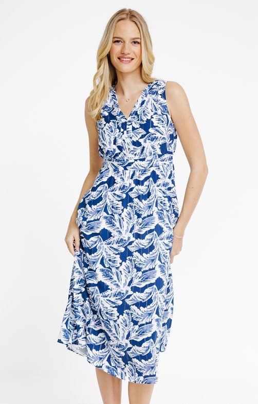 Robe longue imprimée