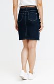 Jupe courte en jean avec ceinture