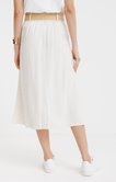 Jupe longue évasée boutonnée ceinture