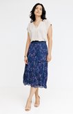 Jupe longue imprimée doublée