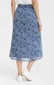Jupe imprimée doublée élastique