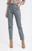 Pantalon 7/8 droit coton et lyocell