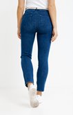 Pantalon 7/8  en denim stone bi-stretch