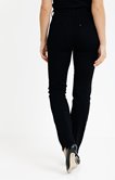 Pantalon droit en coton et polyester