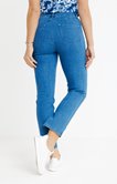 Pantalon 7/8 denim double stone