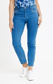 Pantalon 7/8 denim double stone