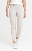 Pantalon 7/8 fluide droit élastique dos