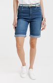 Short en denim avec ceinture corde