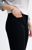 Pantalon 7/8 en viscose détails clous