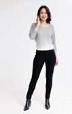 Pantalon 7/8 en viscose détails clous