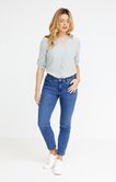 Pantalon 7/8 jean bleu