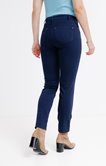 Pantalon 7/8 en coton broderie