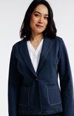 Blazer en maille boublée