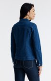 Veste en denim brodé