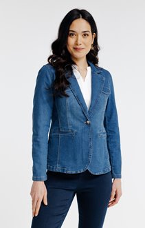 Veste blazer en denim