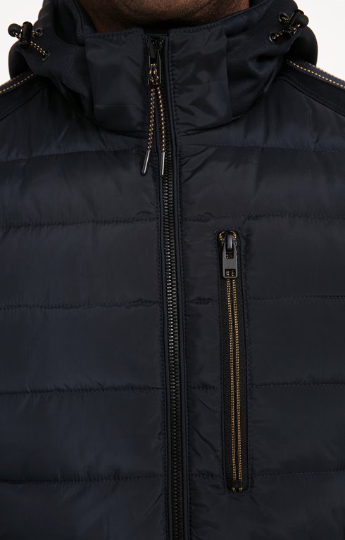 Blouson Homme En Cuir épais Sans Capuche - Style Décontracté élégant - Poches Zippées - Pour Automne Et Hiver