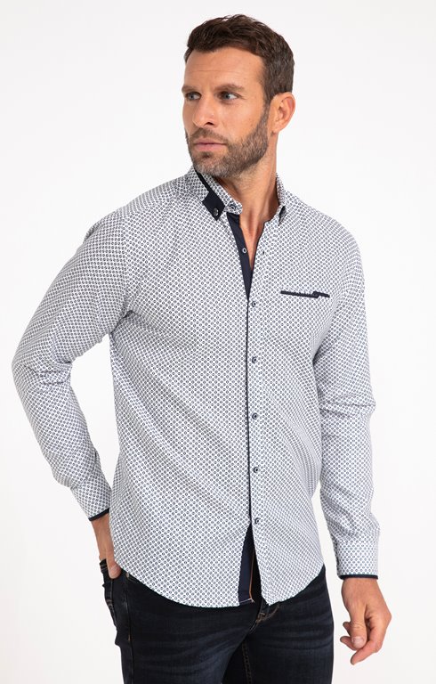 Chemise manches longues LUXOR en coton