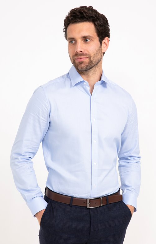 CHEMISE VILLE TENCBLU AJUSTÉE   