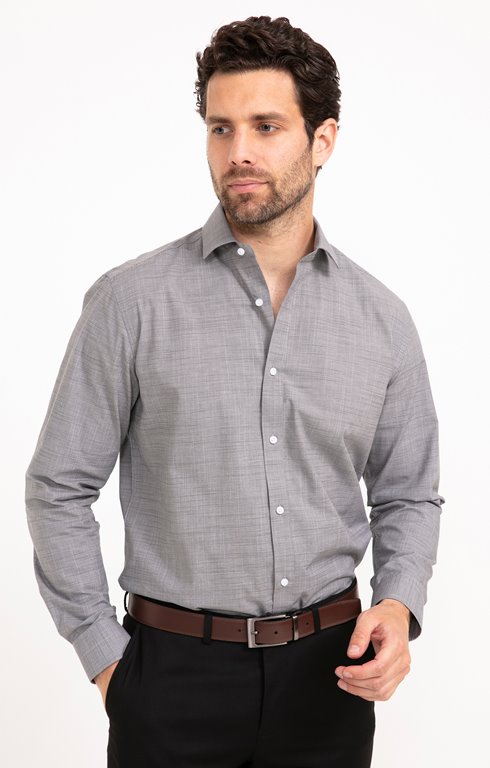 CHEMISE VILLE DRYGREY REGULAR   