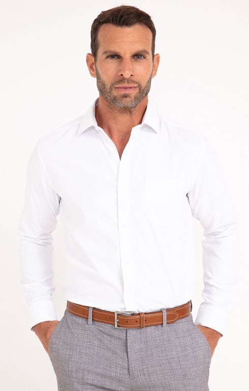 Chemise WHITEGRID coupe ajustée