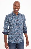 Chemise manches longues PETROLE NAVY