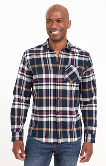 Chemise manches longues à carreaux