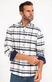 Chemise à carreaux manches longues NESS