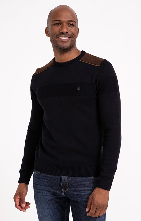 Pull col rond uni