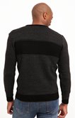 Pull col rond noir