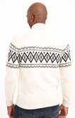 Pull jacquard col montant