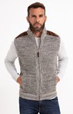 Gilet sans manche doublé sherpa