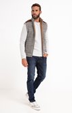 Gilet sans manche doublé sherpa