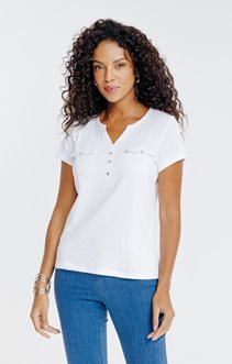 Tee-shirt uni manches courtes