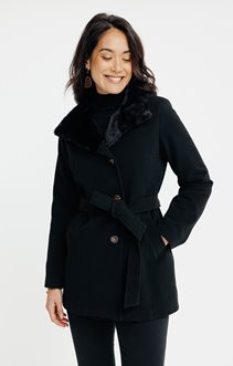 Manteau boutonné