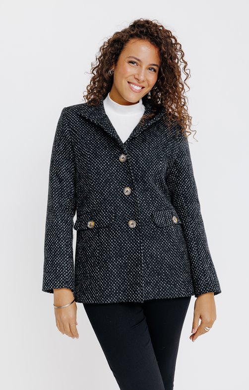 Manteau col montant