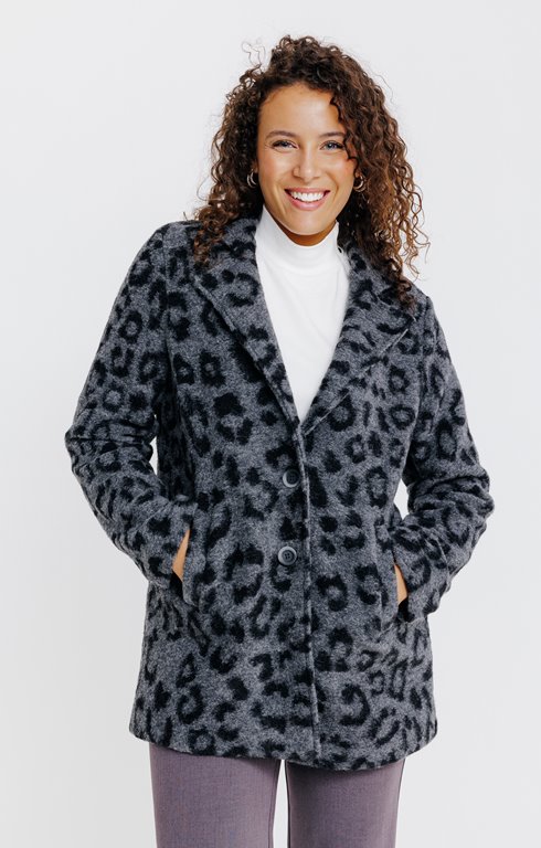 Manteau imprimé fantaisie