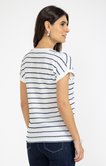 Tee-shirt rayé manches courtes